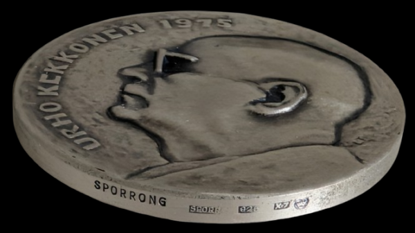 Urho Kekkonen 1975 hopeamitali - Image 3