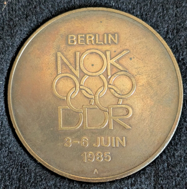 1985 Olympic IOC Congress in Berlin Medal - Image 2