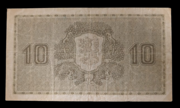 Finland 1922 10 Markkaa D0712133 Basilier - Thesleff - Image 2