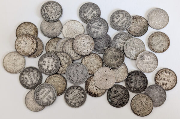 Finland 1865-1917 50 Pennia 40pcs Lot