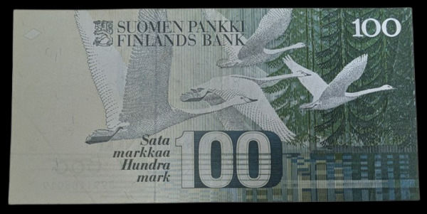 Finland 1986 100 Markkaa Replacement 5991108019 Kullberg – Hämäläinen - Image 2