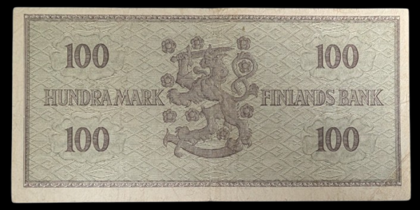 Finland 1955 100 Markkaa Star(replacement) A0015866 von Fieandt – Engberg - Image 2