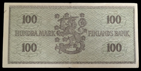 100 Markkaa 1955 Tähti A0097119 von Fieandt – Engberg - Image 2