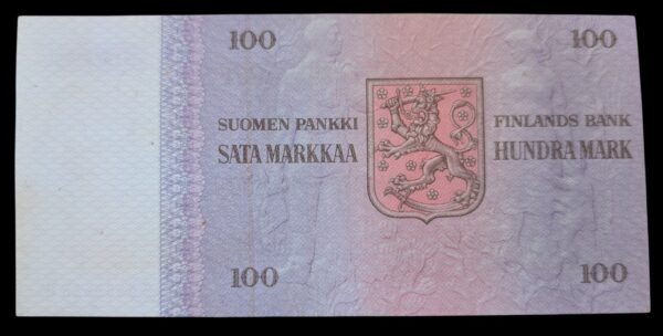 100 Markkaa 1976 Tähti D0203528 Kullberg – Lindblom - Image 2