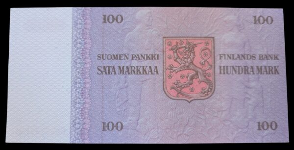 100 Markkaa 1976 Tähti P0677329 Alenius – Vanhala - Image 2