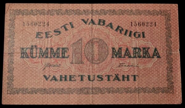 Estonia 1922 10 Marka 1560224