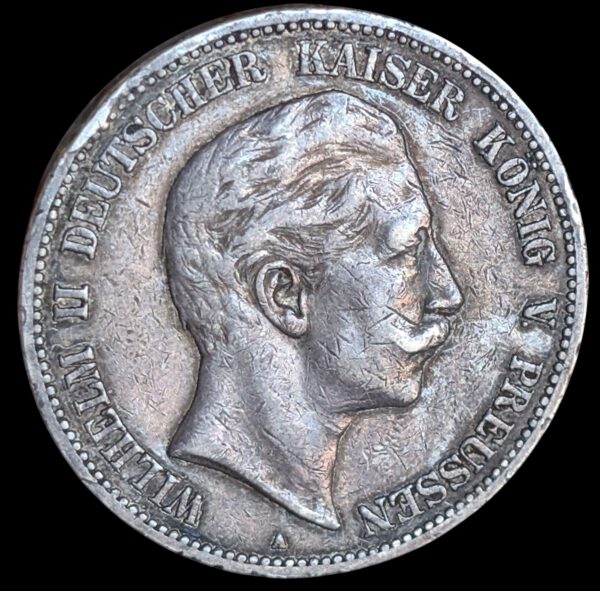 Saksa, Preussi 5 Mark 1904 A - Image 2