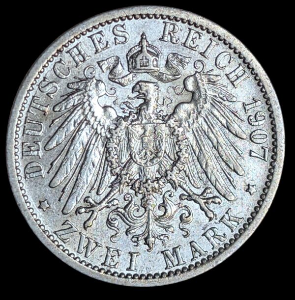 Saksa 2 Mark 1907 A