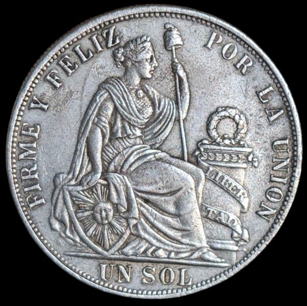 Peru 1 Sol 1891 - Image 2