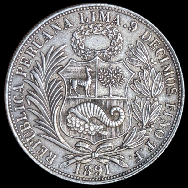Peru 1 Sol 1891