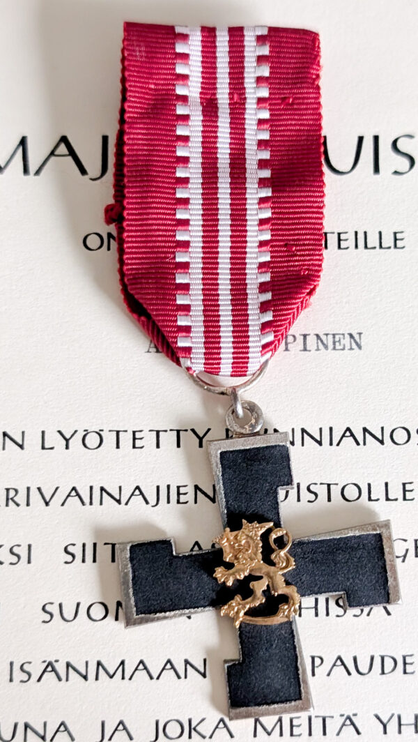 Päämajan risti 1939-1945 + myöntökirja