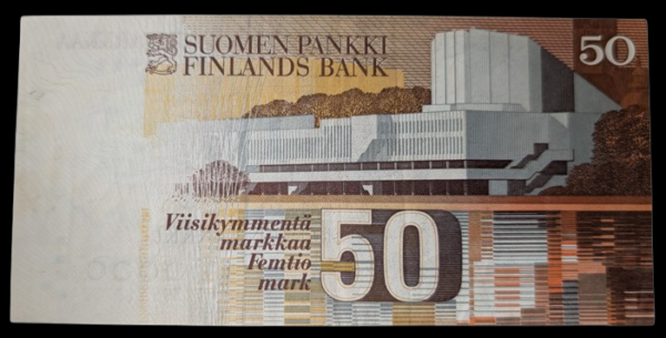Finland 1986 50 Markkaa, 399-series (replacement) 3991127574 Ollila – Puntila - Image 2