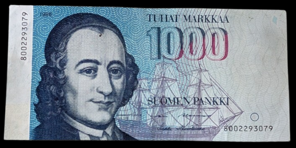 1000 Markkaa 1986 8002293079 Alenius - Hämäläinen