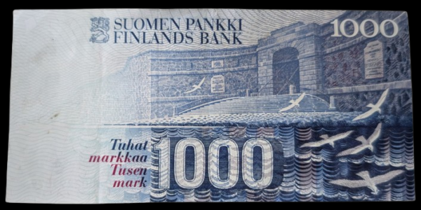 1000 Markkaa 1986 8002293079 Alenius - Hämäläinen - Image 2