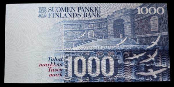 1000 Markkaa 1986 8009294736 Alenius – Hämäläinen - Image 2