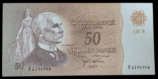 Finland 1963 50 Markkaa Liit. B F6194946 Alenius – Voutilainen