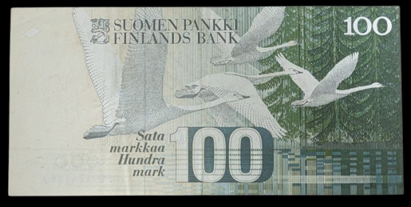 100 Markkaa 1986 Korvaava 5991245980 Kullberg – Hämäläinen - Image 2