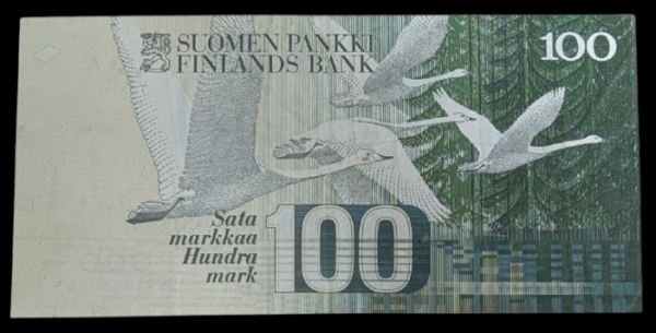 Finland 1986 100 Markkaa Replacement 5991006036 Uusivirta – Mäkinen - Image 2