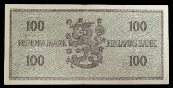 100 Markkaa 1955 Tähti A0070533 von Fieandt – Aspelund - Image 2