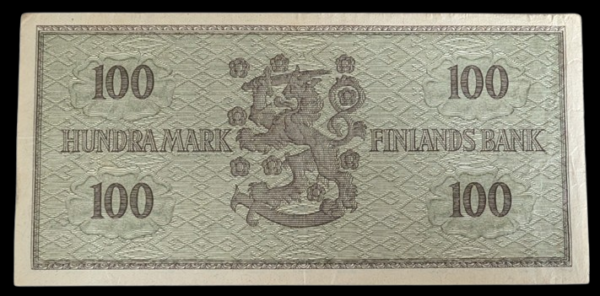 100 Markkaa 1955 Tähti A0096173 von Fieandt – Engberg - Image 2