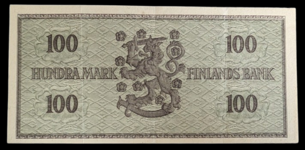 100 Markkaa 1955 Tähti A0060301 von Fieandt – Aspelund - Image 2