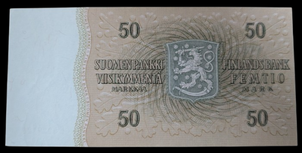 Finland 1963 50 Markkaa Liit. B E4229726 Simonen – Aranko - Image 2