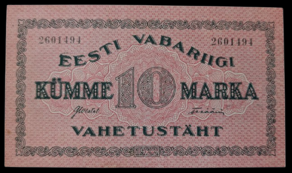 Estonia 1922 10 Marka 2601494