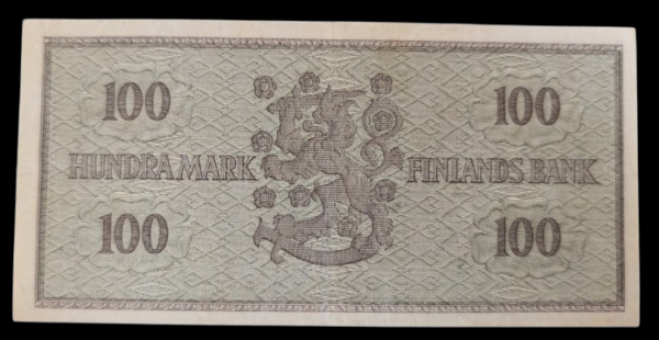 Finland 1955 100 Markkaa Star(replacement) A0147567 von Fieandt – Aspelund - Image 2