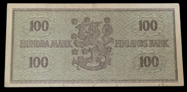 Finland 1955 100 Markkaa Star(replacement) A0147472 von Fieandt – Aspelund - Image 2
