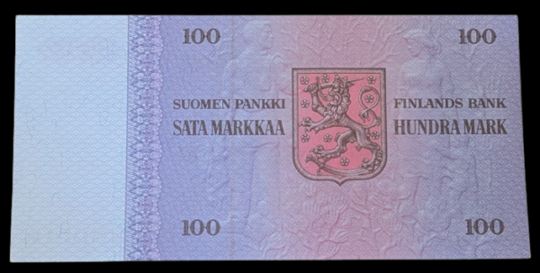 100 Markkaa 1976 Tähti J0333281 Holkeri – Nars - Image 2
