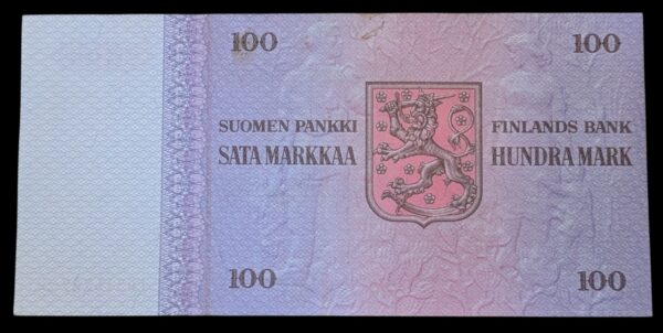 100 Markkaa 1976 Tähti J0314727 Uusivirta – Helenius - Image 2