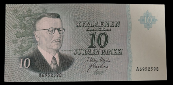10 Markkaa 1963 A6952598 vl II Waris – Engberg