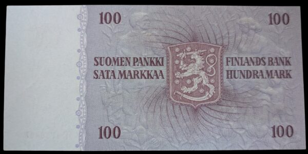 100 Markkaa 1963 C4758407 Waris – Luukka - Image 2