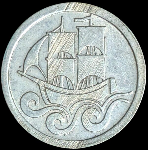 Danzig 1923 1/2 Gulden - Image 2