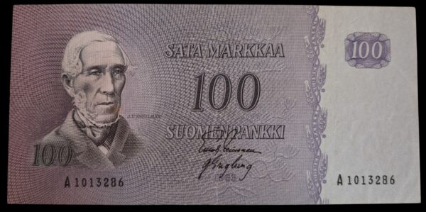100 Markkaa 1963 A1013286 Rossi – Engberg