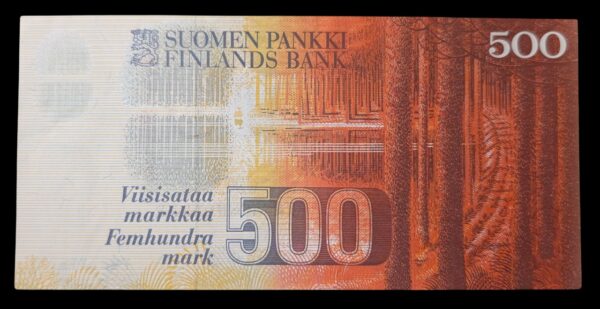 500 Markkaa 1986 Litt A 7027215727 Sorsa – Mäkinen - Image 2