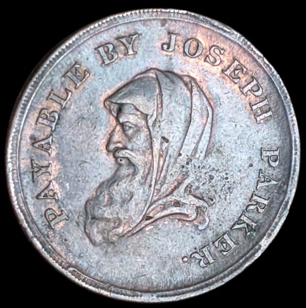 Iso-Britannia, Staffordshire, Walsall - Joseph Parker 1 Penny 1811 - Image 2