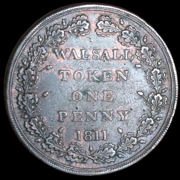 Iso-Britannia, Staffordshire, Walsall - Joseph Parker 1 Penny 1811