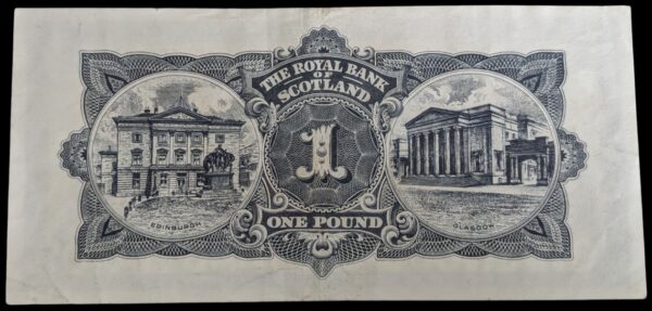 Skotlanti, Royal Bank 1 Pound 1967 - Image 2