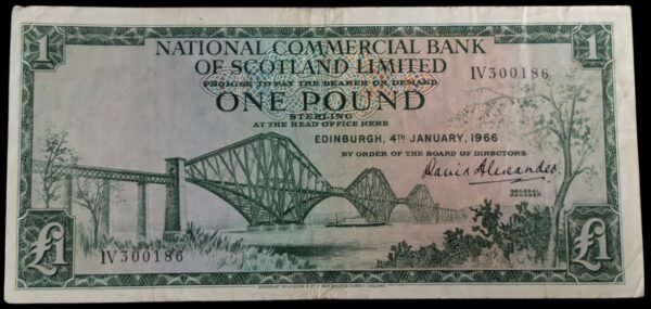 Skotlanti, Nation Commercial Bank 1 Pound 1966
