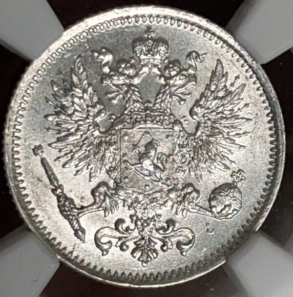 50 Penniä 1890 NGC UNC Details - Image 2