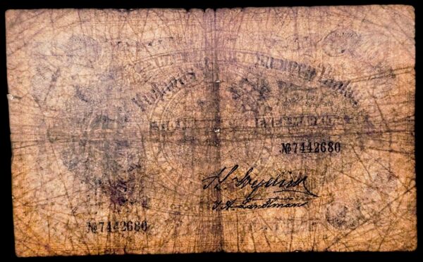 10 Markkaa 1898 No. 7442680”2. painos” - Image 3