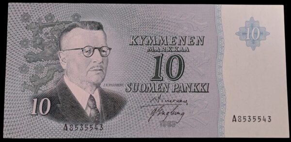 10 Markkaa 1963 A8535543 vl I Simonen – Engberg