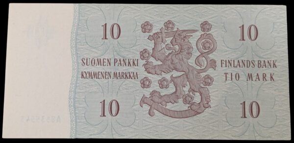 10 Markkaa 1963 A8535543 vl I Simonen – Engberg - Image 2