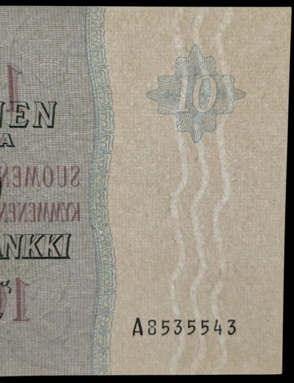 10 Markkaa 1963 A8535543 vl I Simonen – Engberg - Image 3