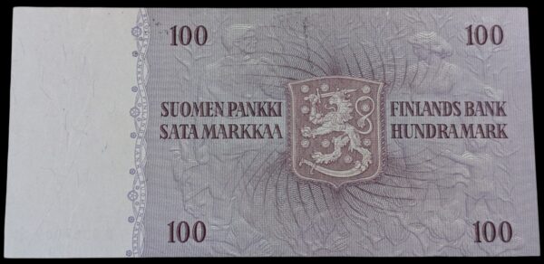 100 Markkaa 1963 Litt. A Tähti A0067009 Rossi – Aranko - Image 2