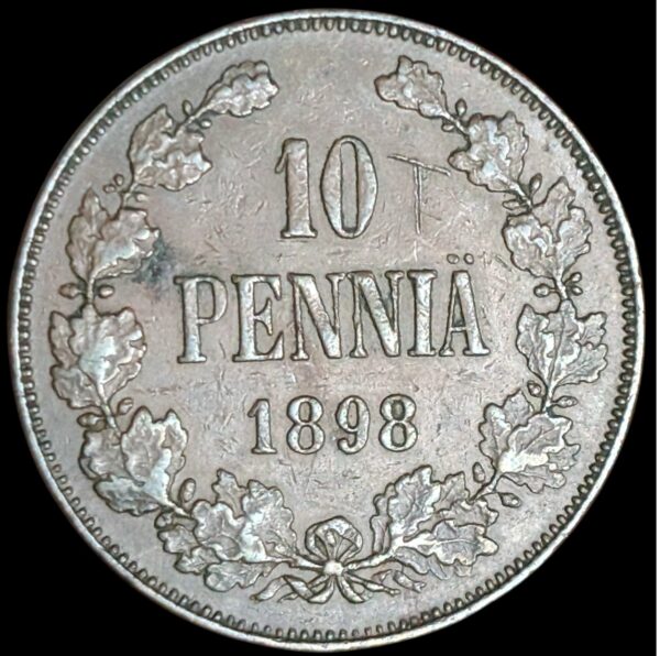 10 Penniä 1898