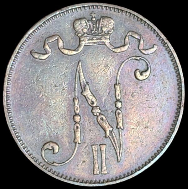 5 Penniä 1910 - Image 2
