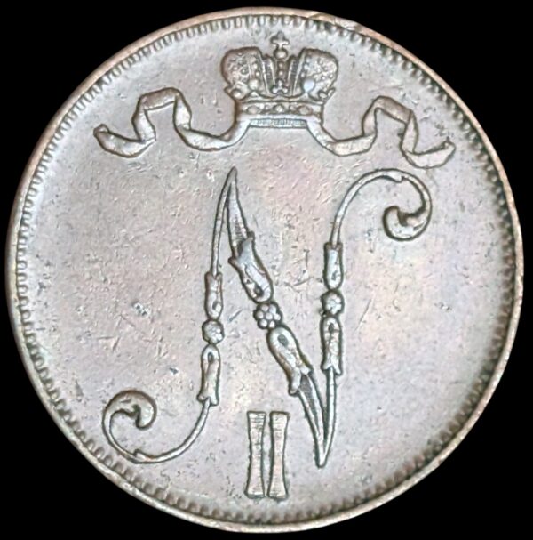 5 Penniä 1910 - Image 2
