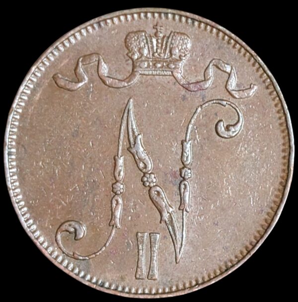5 Penniä 1910 - Image 2